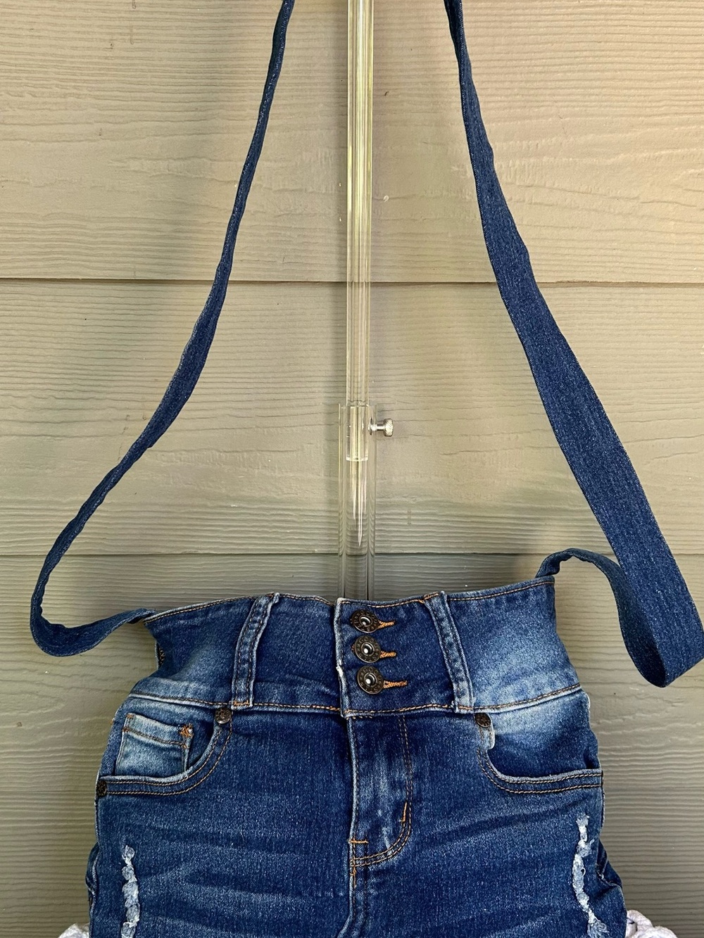 Jeans Crossbody Bag